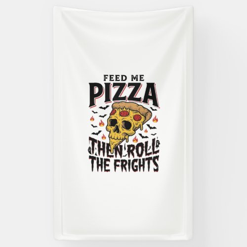Pizza Horror Shirt Vintage Engraving Movie Night D Banner