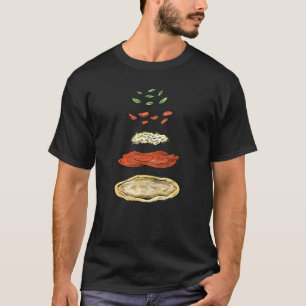 Pizza Ingredients Pizza Baking Instructions Pizzer T-Shirt