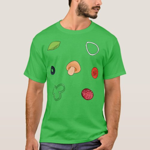 Pizza Ingredients T_Shirt