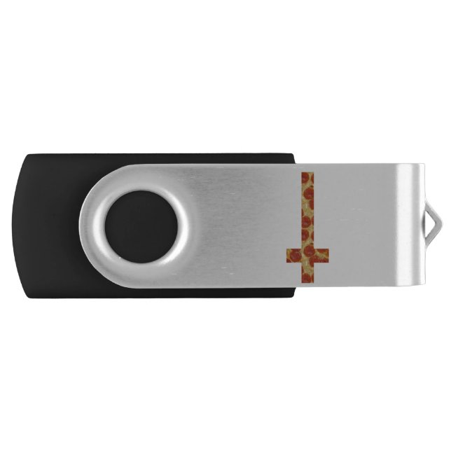 pizza inverted cross flash drive (Front)