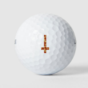 pizza inverted cross golf balls