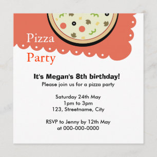 Pizza Invitation