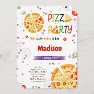 Pizza invitation