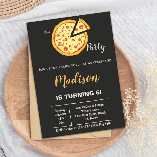 Pizza Invitations