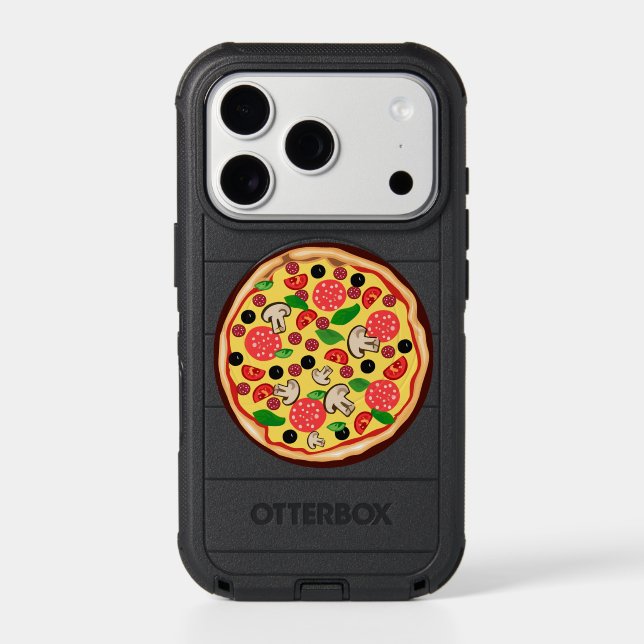 PIZZA IPHONE OTTER BOX CASE  (Back)