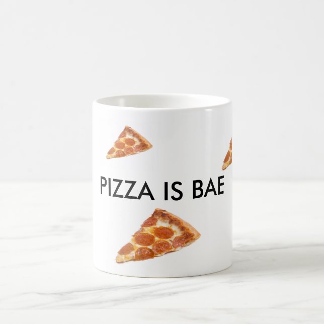 Pizza is Bae- Pepperoni Pizza Bae Mug (Center)