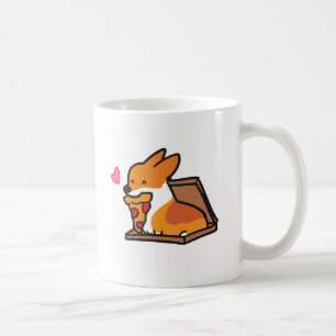 Pizza is Life Corgi   CorgiThings Coffee Mug