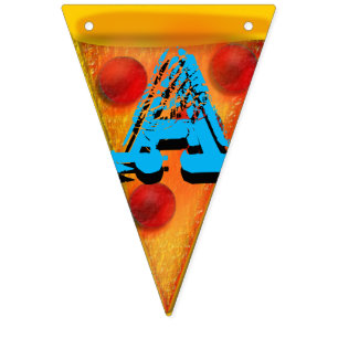 Pizza Is My Bae Pizza Party Bunting Pendants Flags