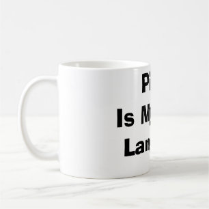 Pizza Is My Love Language Coffee Mug