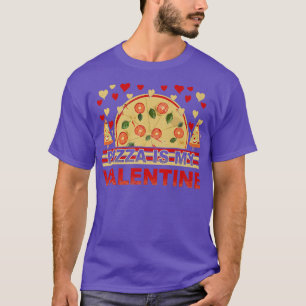 Pizza Is My Valentine Heart Toddler Boys Kids Men T-Shirt