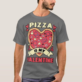 Pizza is my Valentine Kids Boy Toddler Pajama T-Shirt