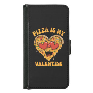 Pizza Is My Valentine Samsung Galaxy S5 Wallet Case