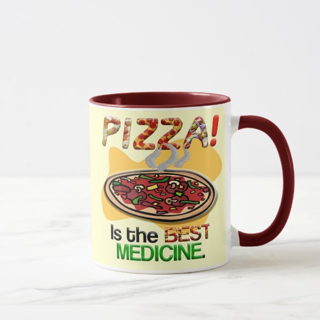 Pizza is the Best Medicine Mug (Right)