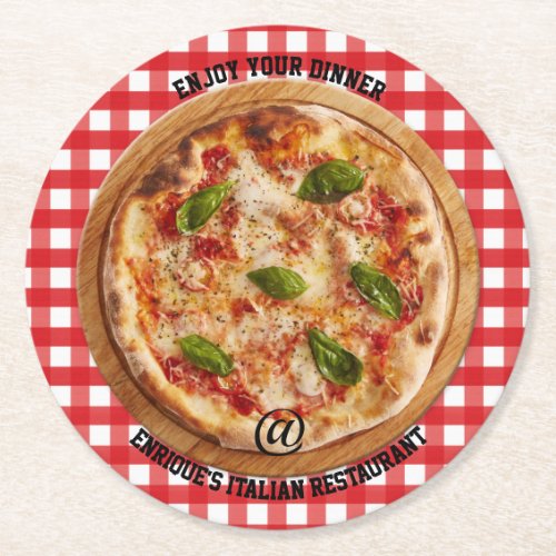 Pizza Italian Restaurant Coaster