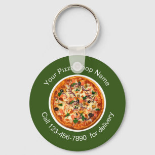 Pizza Italian Restaurant Promotional Keychains