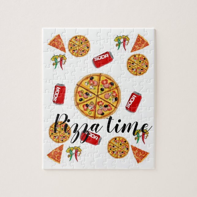 Pizza Jigsaw Puzzle (Vertical)
