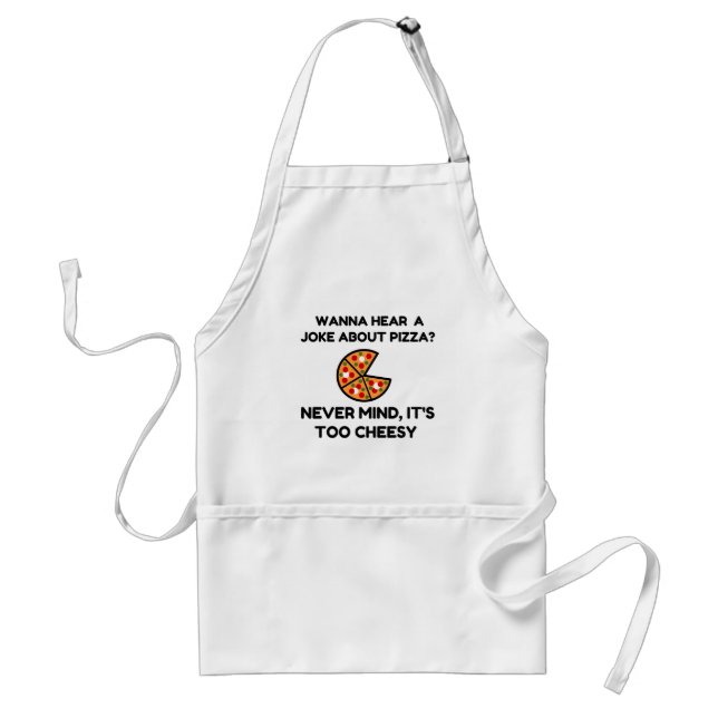 Pizza Joke Adult Apron (Front)