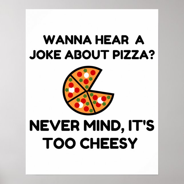 Pizza Joke Poster (Front)