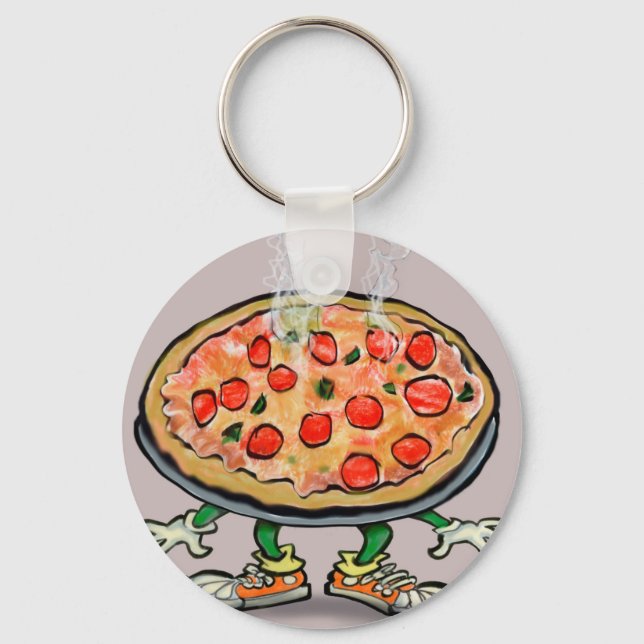Pizza Keychain (Front)