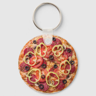 Pizza Keychain