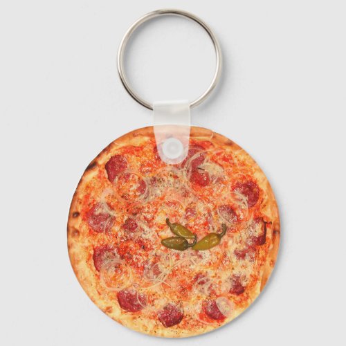 Pizza Keychain