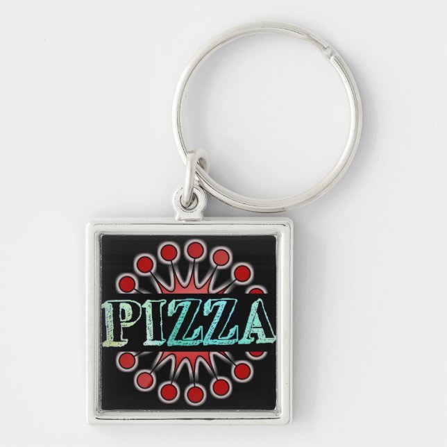 Pizza Keychain (Front)