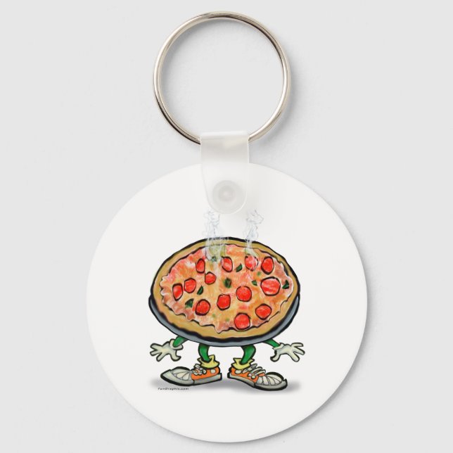 Pizza Keychain (Front)
