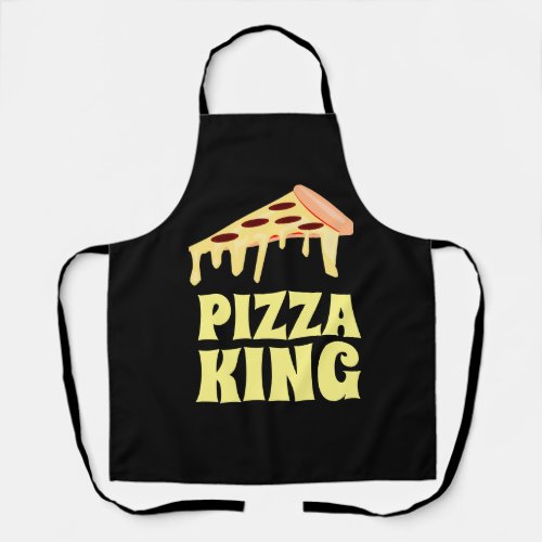 PIZZA KING DAD FUNNY APRON