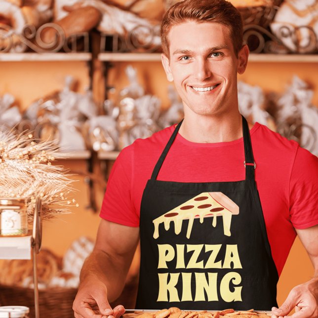 PIZZA KING DAD KITCHEN APRON (Creator Uploaded)