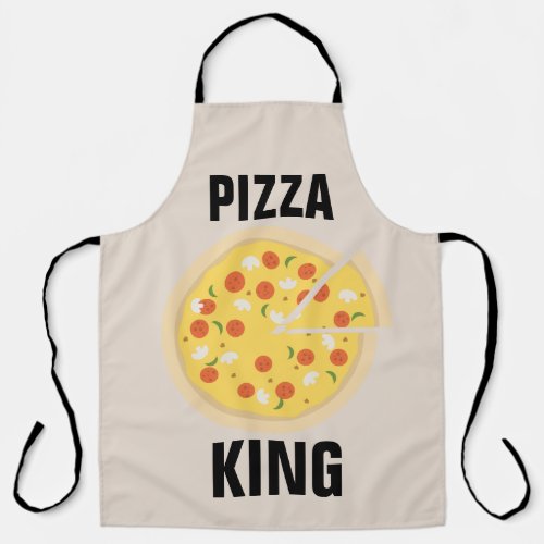 PIZZA KING DAD KITCHEN APRONS