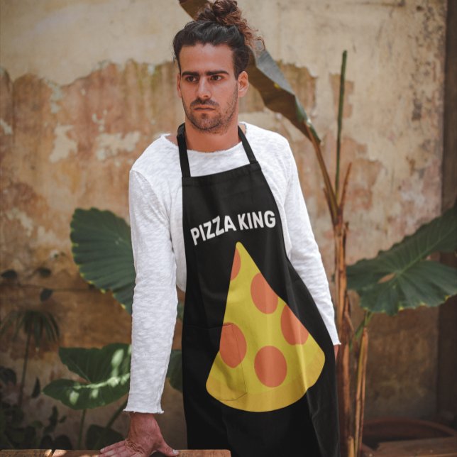 PIZZA KING DAD MENS APRON (Creator Uploaded)