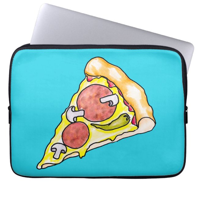 Pizza Laptop Sleeve (Front)