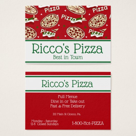 Pizza Love (Front & Back)