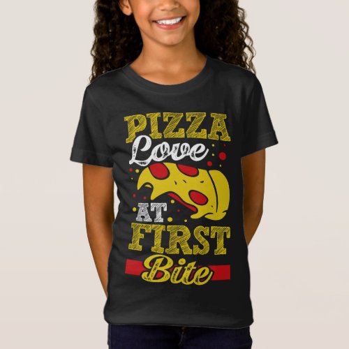 Pizza Love At First Bite T_Shirt