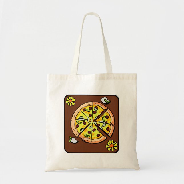 Pizza Love Tote Bag (Front)