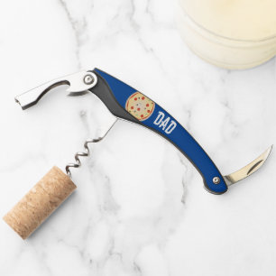 Pizza Lover Dad Fathers Day Waiter's Corkscrew