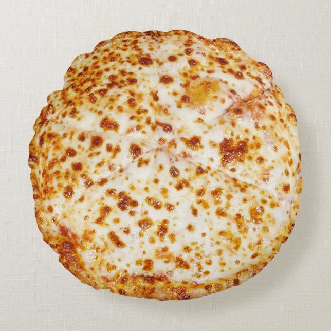 Pizza lover funny Italian food foodie cute Round Pillow (Front)
