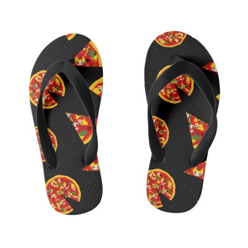 Pizza Lover Kids Flip Flops