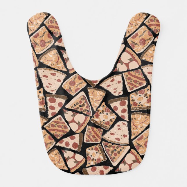 Pizza Lovers Bib - Pizza of the World (Front)