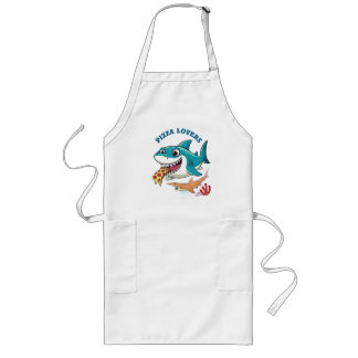 Pizza lovers long apron