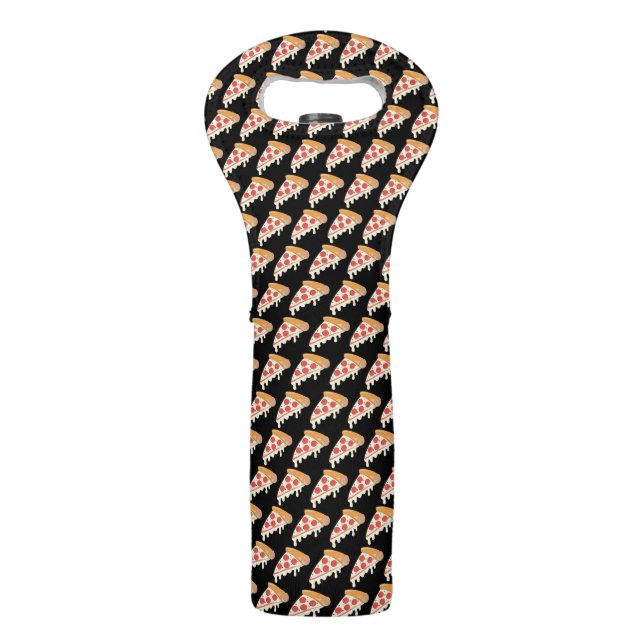 Pizza Lovers Wine Tote (full pattern) (Front)