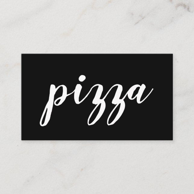 pizza loyalty punch card (Front)