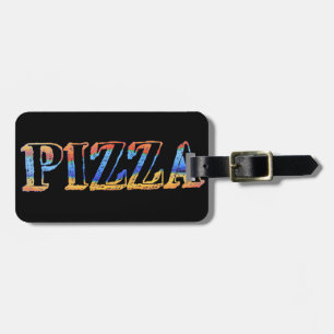 Pizza Luggage Tag