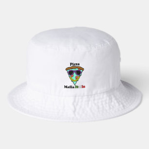Pizza Mafia Italia – Funny Gangster Pizza Slice Bucket Hat