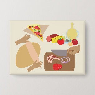 Pizza Making Button