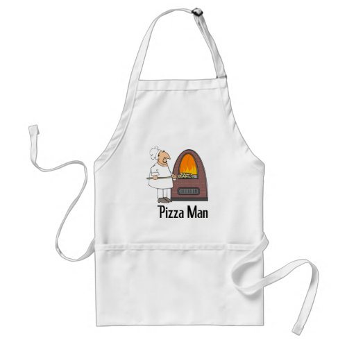Pizza Man Fathers Day Adult Apron