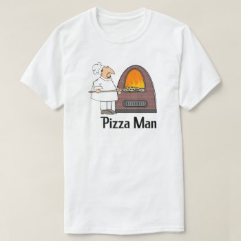 Pizza Man Father's Day T-shirt by ZazzleHolidays at Zazzle
