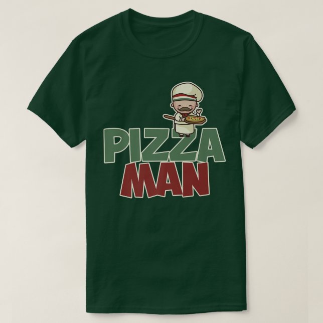 Pizza Man Italian Food Pizza Lover Food Lover Pizz T-Shirt (Design Front)