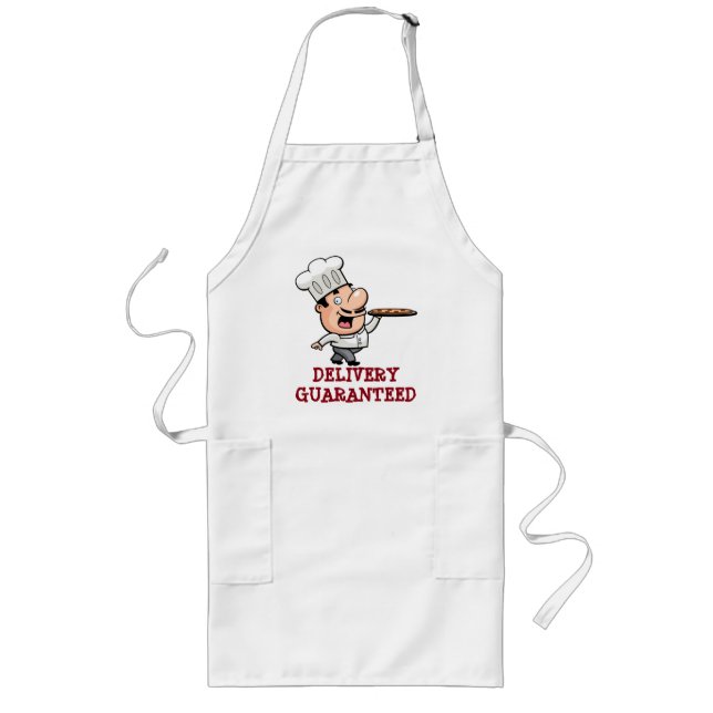 Pizza Man Long Apron (Front)