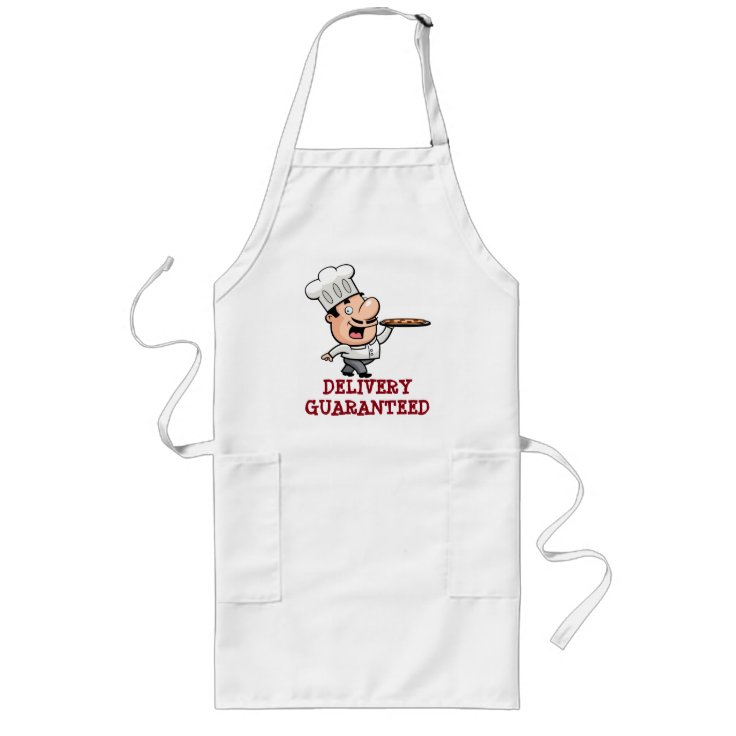 Pizza Man Long Apron | Zazzle